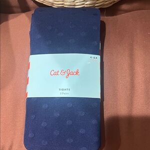 Cat & Jack Navy Kids' Tights